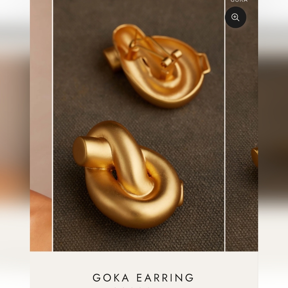 Goka Gold Earrings